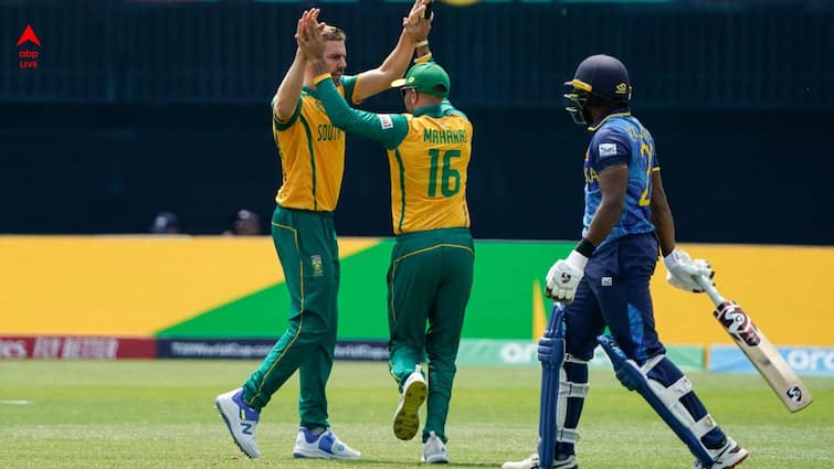 Anrich Nortje shines with the ball ICC T20 World Cup 2024 South Africa beat Sri Lanka by 6 wickets