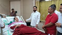 शहाजी बापू पाटील ब्रिच कॅण्डी रुग्णालयात, मुख्यमंत्री एकनाथ शिंदेंनी घेतली भेट