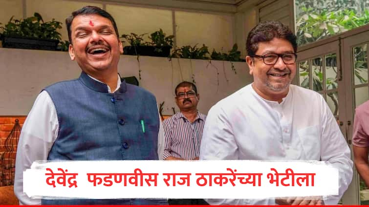 Devendra Fadnavis meets Raj Thackeray ahead of Lok Sabha election results 2024 at shivtirth bunglow house in mumbai   Maharashtra Politics Marathi news मोठी बातमी : लोकसभेच्या निकालापूर्वी फडणवीस राज ठाकरेंच्या भेटीला, शिवतिर्थावर खलबतं