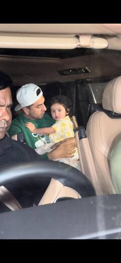 पापा रणबीर की गोद में पैपराजी को देख अलग-अलग मुंह बनाती नजर आई राहा कपूर, क्यूटनेस देख फैंस बोले- 'कितनी प्यारी है यार ये'