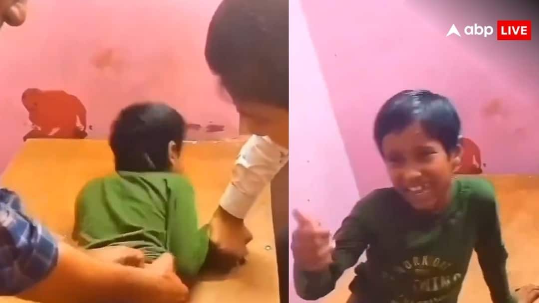 boy started screaming after seeing injection see what happens after this video goes viral on social media इंजेक्शन देखते ही चिल्लाने लगा बच्चा, लगने के बाद रोते हुए बोला- ओके ओके, वीडियो वायरल