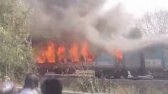 3 Coaches Of Taj Express Train Catch Fire In Delhi's Sarita Vihar, Passengers Unhurt