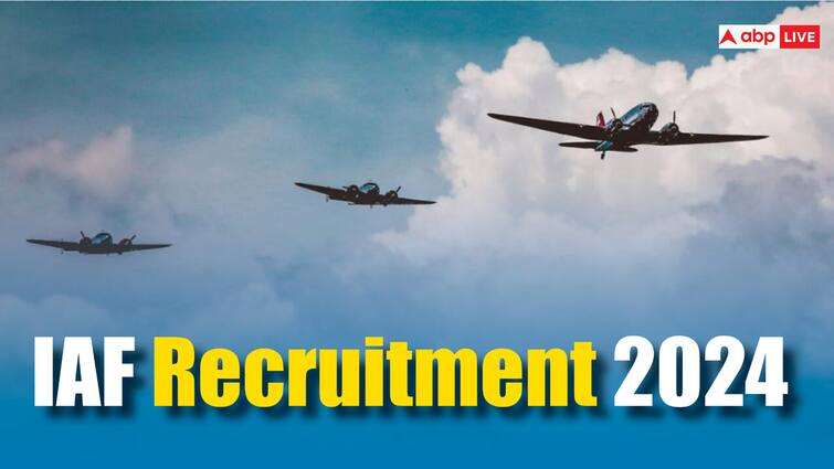 Indian Air Force Recruitment 2024 for 304 Posts Registration Underway Apply before 28 June at indianairforce.nic.in IAF Recruitment 2024: इंडियन एयरफोर्स की 304 वैकेंसी के लिए शुरू हुए आवेदन, योग्यता से लेकर लास्ट डेट तक, पढ़ें जरूरी डिटेल