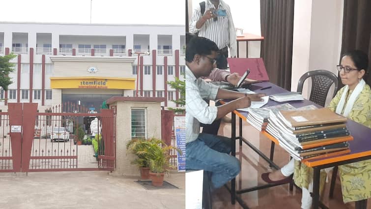 jabalpur Private school book scam raid administration reveals discrepancy book ann जबलपुर में गड़बड़ी करने वाले स्कूलों पर प्रशासन का शिकंजा, फर्जी पुस्तकें जब्त