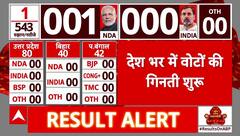 Lok Sabha Election 2024 Result : लोकसभा चुनाव के वोटों की गिनती शुरू, कुछ ही देर में पहला रुझान