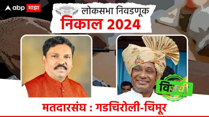 गडचिरोली-चिमूरमध्ये काँग्रेसच्या डॉ.नामदेव किरसान यांचा विजय झाला असून भाजपचे अशोक नेते पराभूत झाले आहेत.