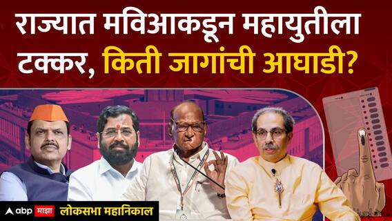 Maharashtra Lok Sabha Election Result 2024 : राज्यात मविआकडून महायुतीला टक्कर, किती जागांची आघाडी?