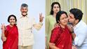 Chandrababu Naidu : சட்டமன்ற தேர்தல் வெற்றியை குடும்பத்துடன் கொண்டாடிய சந்திரபாபு நாயுடு!