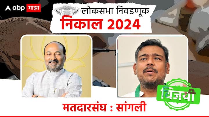 सांगलीत अपक्ष उमेदवार विशाल पाटील विजयी झाले आहेत. भाजपचे संजय काका पाटील पराभूत झाले आहेत.