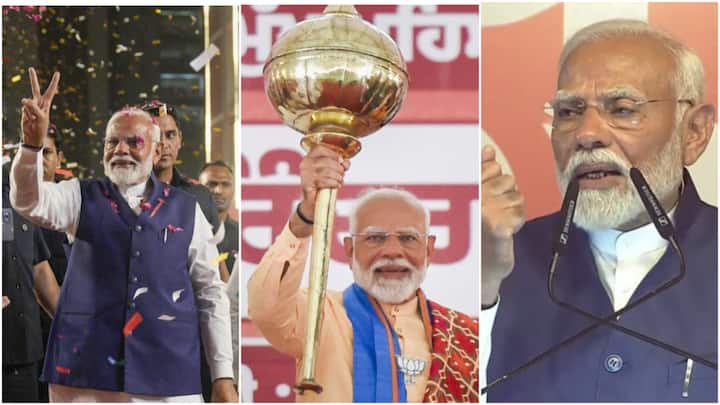 Prime Minister Narendra Modi addressed the nation from BJP headquarters after the NDA secured a majority. Expressing gratitude, he termed the victory as a triumph of 