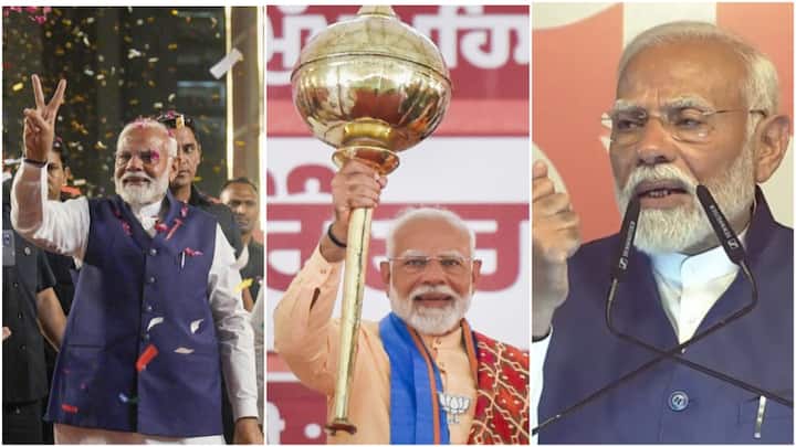Prime Minister Narendra Modi addressed the nation from BJP headquarters after the NDA secured a majority. Expressing gratitude, he termed the victory as a triumph of