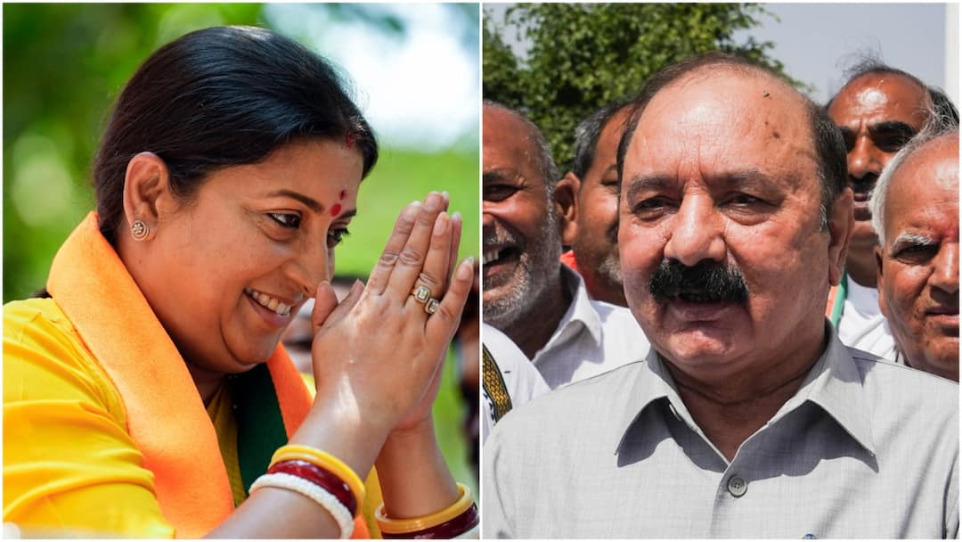 Amethi Lok Sabha Result: Smriti Irani, 2019 Giant Slayer, Loses Amethi To Gandhi Family Loyalist KL Sharma Amethi Lok Sabha Results Smriti Irani Loses KL Sharma Winner In UP Amethi Lok Sabha Result: Smriti Irani, 2019 Giant Slayer, Loses Amethi To Gandhi Family Loyalist KL Sharma