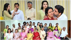 Andhra Election Results 2024: Chandrababu Naidu Celebrates TDP Win With His Family—IN PICS