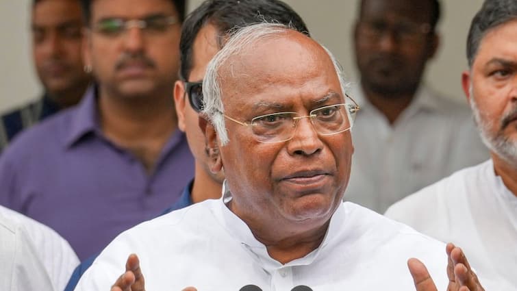 Lok Sabha Election Results 2024 Mallikarjun Kharge Congress Press Conference Mandate Against Modi, His Political And Moral Loss: Congress Chief Mallikarjun Kharge