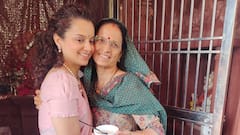 Kangana Ranaut Seeks Mom's Blessings As She Takes Lead In Mandi Lok Sabha Results; SEE PICS