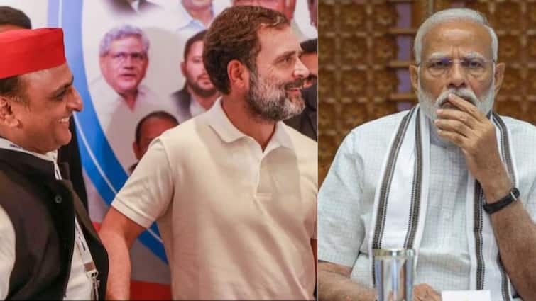 UP Lok Sabha Election Result news bjp is trailing in uttar pradesh rahul ganhi akhilesh yadav samajwadi party bsp congress UP LokSabha: BJP બીજેપી હાફથી પણ નીચે, જોવા મળ્યો આ બે છોકરાઓનો જાદુ, કેટલાય દિગ્ગજો પછડાયા