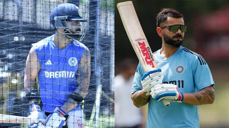 T20 World Cup 2024 Virat Kohli started practice team india vs ireland T20 World Cup 2024: कोहली ने शुरू की प्रैक्टिस, टीम इंडिया का आयरलैंड से होगा पहला मुकाबला