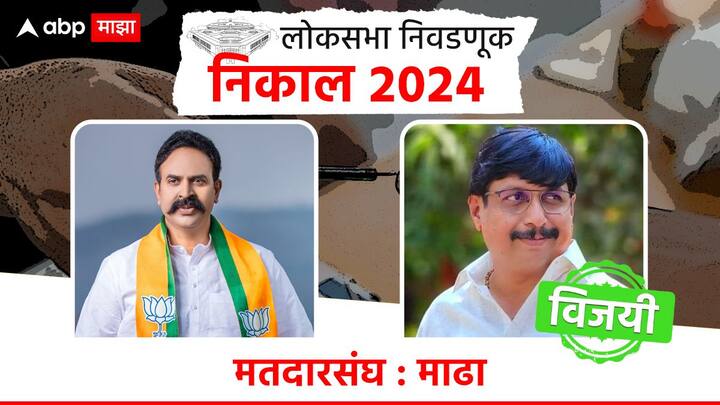 माढा मतदारसंघात राष्ट्रवादी शरद पवार गटाचे धैर्यशील मोहिते-पाटील यांचा विजय झाला आहे. भाजपचे रणजीतसिंह नाईक-निंबाळकर पराभूत झाले आहेत.