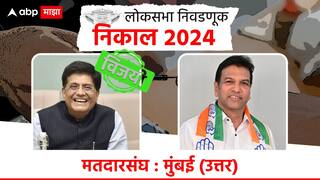 Mumbai North Lok Sabha Constituency Election Result 2024 :  पीयूष गोयल यांनी उत्तर मुंबईचा गड राखला, दोन लाखांहून अधिक मतांनी विजयी