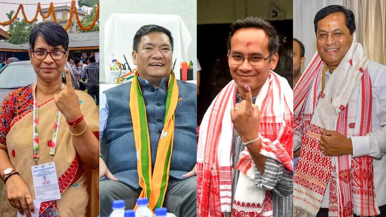 Lok Sabha Elections Results 2024 Northeast Early Trends BJP Congress Assam Arunachal Manipur Mizoram Northeast Lok Sabha Election Results 2024: BJP Leads In 12 Of 25 Seats In Early Trends, Congress In 7