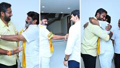 Nara Family Photos: తోడళ్లుళ్ల హ్యాట్రిక్ విజయం - బాలయ్య, చంద్రబాబును కలిసిన లోకేశ్, శ్రీభరత్