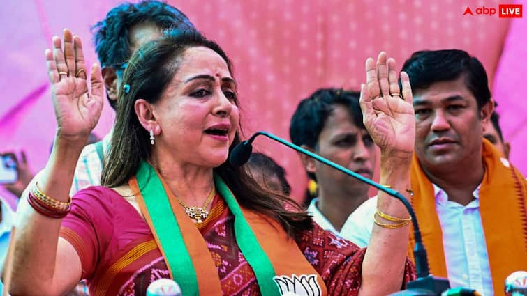 Lok Sabha Election Result 2024 bjp candidate hema malini winner for third time from mathura know about latest update Lok Sabha Election Result 2024: मथुरा से हेमा मालिनी की हैट्रिक, कांग्रेस और बीएसपी को पछाड़ फिर से लहराया जीत का परचम