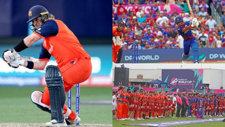 netherlands beat nepal by 6 wickets max odowd fifty helps dutch team grab first victory t20 world cup 2024 nep vs ned NEP vs NED: नीदरलैंड्स के 'आयरन मैन' मैक्स ओडाउड, अकेले दम पर जिताया मैच, नेपाल को 6 विकेट से हराया