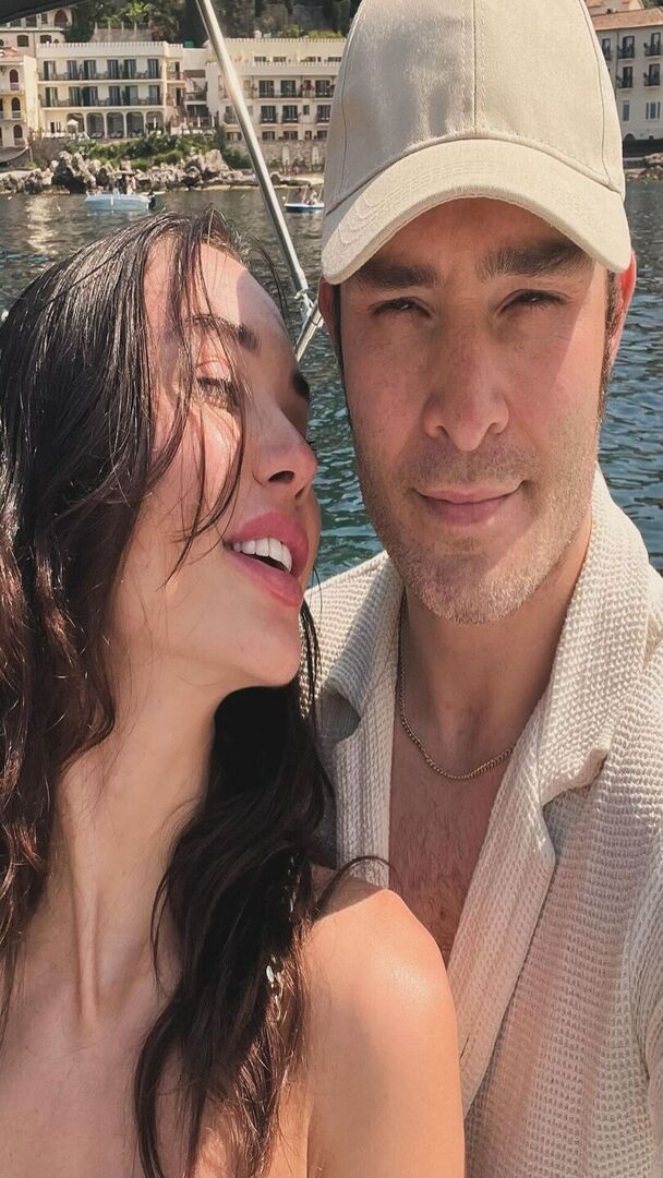 Amy Jackson Kisses Ed Westwick In Vacay Pics