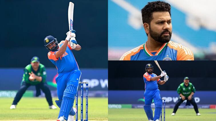 rohit sharma becomes first ever batsman to complete 600 sixes in international cricket history t20 world cup 2024 india vs ireland T20 World Cup 2024: कौन गेल, कौन धोनी? रोहित शर्मा के आगे सब हैं फुस्स; 'हिटमैन' के 600 सिक्स पूरे