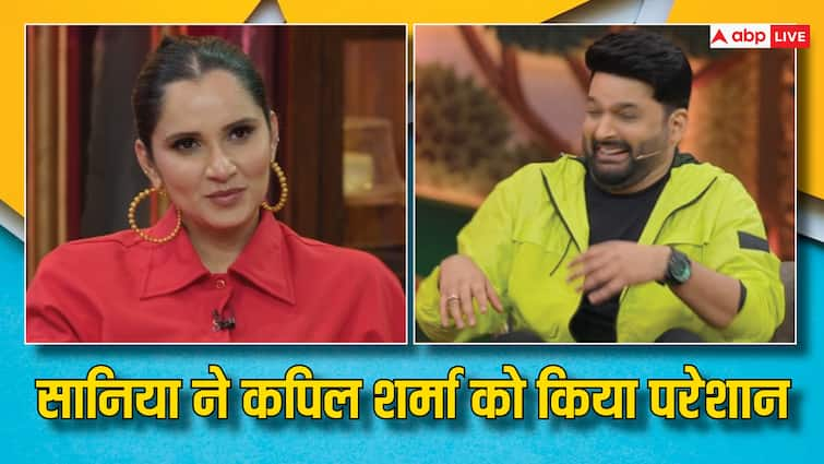 the great indian kapil show Sania Mirza Roasts Kapil Sharma comedian ask Were you my sister in law in my previous life Sania Mirza ने कपिल शर्मा के सवालों का दिया ऐसा जवाब, कॉमेडियन बोले- पिछले जन्म में मेरी जेठानी तो नहीं थीं तुम?