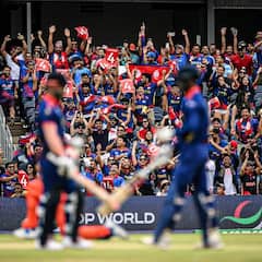 T20 World Cup NED vs NEP: नादखुळा...सामना पाहण्यासाठी नेपळाच्या चाहत्यांची गर्दी; संपूर्ण मैदान भरलं, पाहा Photo