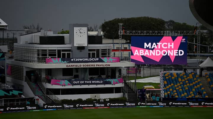 T20 World Cup 2024: First stalemate of the tournament gets recorded, as England Vs Scotland gets washed out due to rain. Here are the highlights of the fixture.