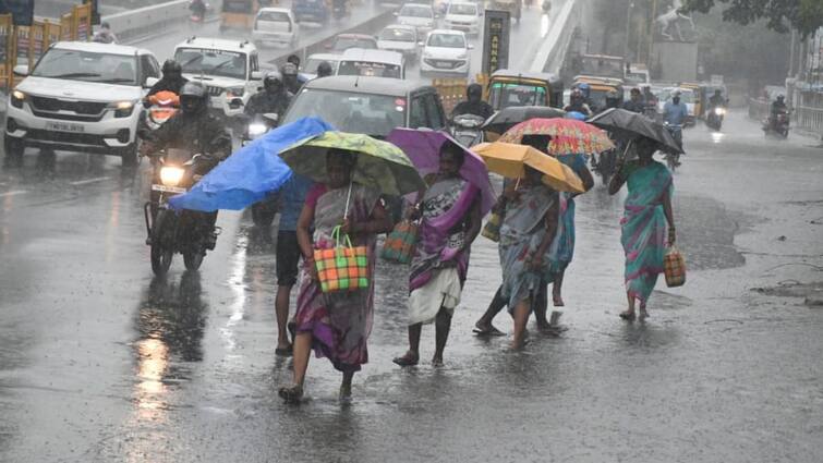 Heavy rain is likely to occur in 11 districts of Tamil Nadu today due to a low-atmospheric circulation over South Tamil Nadu TN Rain Alert: மக்களே! 11 மாவட்டங்களுக்கு கனமழை எச்சரிக்கை - தலைநகர் சென்னையில் எப்படி?