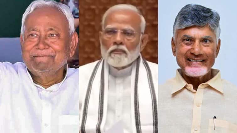 JDU TDP reaffirm support NDA PM Modi to attend meeting new delhi lok sabha polls Nitish Kumar, Chandrababu Naidu Reaffirm Support To Modi, But Suspense Remains As NDA, INDIA Hold Key Meets