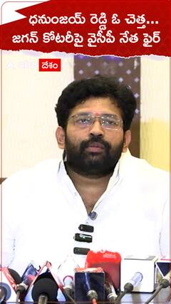 ధనుంజయ్ రెడ్డి ఓ చెత్త.... జగన్ కోటరీపై వైసీపీ నేత ఫైర్..!