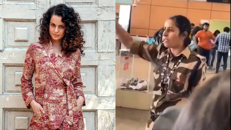 Kangana Ranaut Slapped: कंगना को थप्पड़ मारने की आरोपी का रिएक्शन आया सामने, जानें क्या बोली CISF कर्मचारी Reaction of cisf guard on slapping Kangana Ranaut comment on farmer protest Kangana Ranaut Slapped: कंगना को थप्पड़ मारने की आरोपी का रिएक्शन आया सामने, जानें क्या बोली CISF कर्मचारी