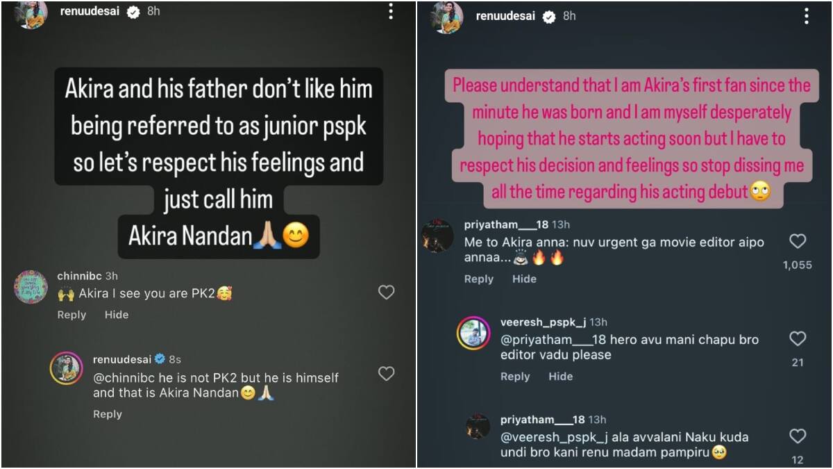 Renu Desai: జూ. పవన్‌ కళ్యాణ్‌ అంటూ అకిరాపై కామెంట్స్‌ - PK2 అనిపించుకోవడం తనకి ఇష్టం లేదు, ఫ్యాన్స్‌పై రేణు దేశాయ్‌ ఫైర్