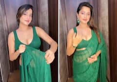 Kate Sharma : કેટ શર્માએ ડીપનેક સાડીમાં આપ્યા હોટ પોઝ, ફિગર જોઈ ચાહકો દંગ, જુઓ VIDEO