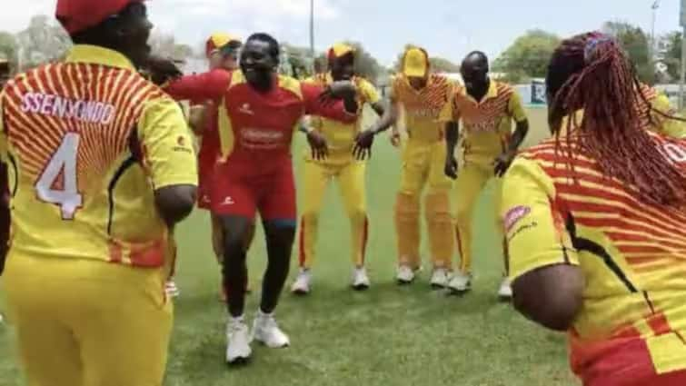 Uganda Players Celebrate Their First T20 World Cup Win With Special Victory Dance, Video Goes Viral- WATCH Watch Video: 