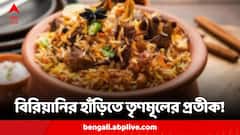 বিরিয়ানির হাঁড়িতেও রাজনীতির ছোঁয়া! মেতে উঠলেন তৃণমূল কর্মী-সমর্থকরা