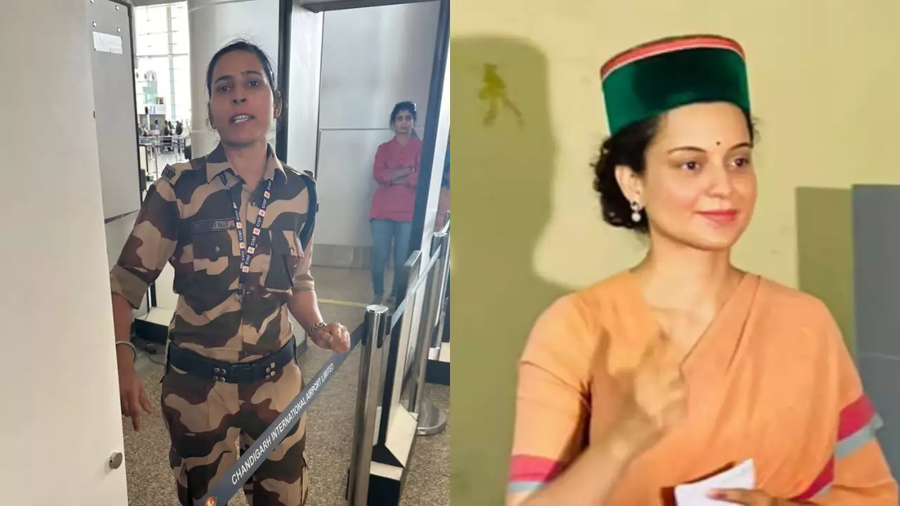 CISF Constable, Who Slapped Kangana Ranaut At Chandigarh Airport, Arrested