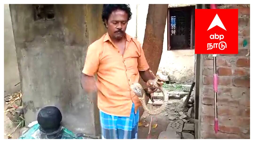 “ஊஷ், ஊஷ்” என வந்த சத்தம்...கழிவறைக்கு சென்றவருக்கு காத்திருந்த அதிர்ச்சி - சீர்காழியில் பரபரப்பு