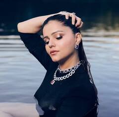 Rubina Dilaik Mermaid Look: બ્લેક 'મરમેડ' બની પાણીમાં ઉતરી રૂબિના દિલૈક