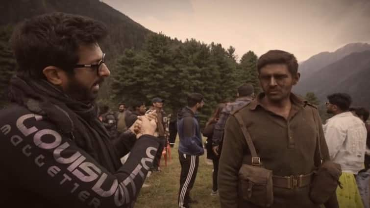 Makers Of Kartik Aaryan Starrer Chandu Champion Share Thrilling BTS Video Film Releases In Theatres On June 14 Makers Of Kartik Aaryan Starrer 'Chandu Champion' Share Thrilling BTS Video Of War Scene, WATCH