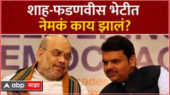 Devendra Fadnavis Meet Amit Shaha : शाह-फडणवीस भेटीत काय झालं? शाहांनी दिला सल्ला!