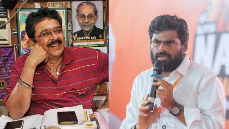 Actor S.Ve.Shekher comment about tn bjp leader annamalai S.Ve.Shekher: வெட்கமே இல்லாமல் பொய் சொல்ல அண்ணாமலையால் மட்டுமே முடியும்.. எஸ்.வி.சேகர் கடும் விமர்சனம்!