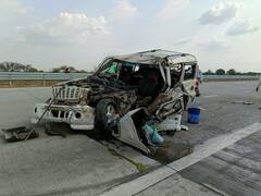 Chhatrapati Sambhajinagar : वैजापूरजवळ समृद्धी महामार्गावर स्कार्पिओचा ट्रकला धडकून चुराडा!, तिघांचा जागीच मृत्यू, 4 जखमी!