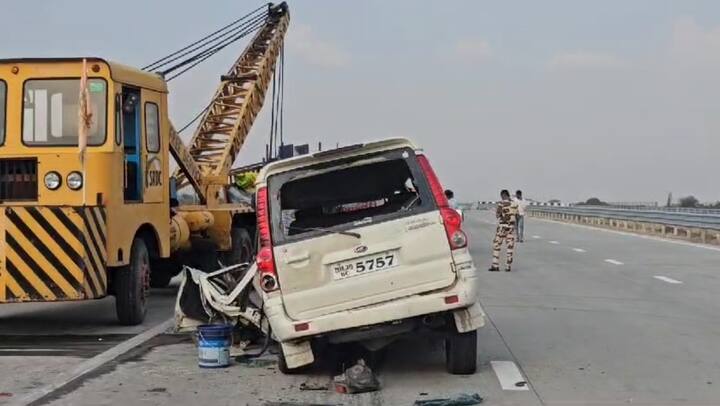 अपघातातील जखमींमध्ये लहान मुलाचा समावेश असल्याचं पाहायला मिळतं