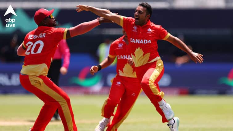 T20 World Cup 2024 Canada won by 12 runs against Ireland in a nail biting match at New York Canada vs Ireland: আইরিশদের ১২ রানে হারিয়ে টি-২০ বিশ্বকাপে প্রথমবার জয়ের স্বাদ পেল দুরন্ত কানাডা