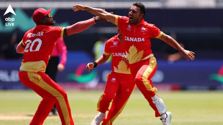 T20 World Cup 2024 Canada won by 12 runs against Ireland in a nail biting match at New York